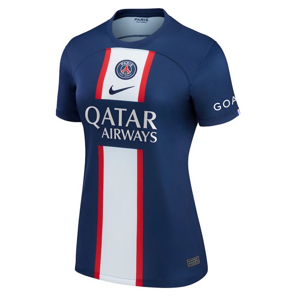 Camiseta Paris Saint Germain Mujer 2022 2023 Azul